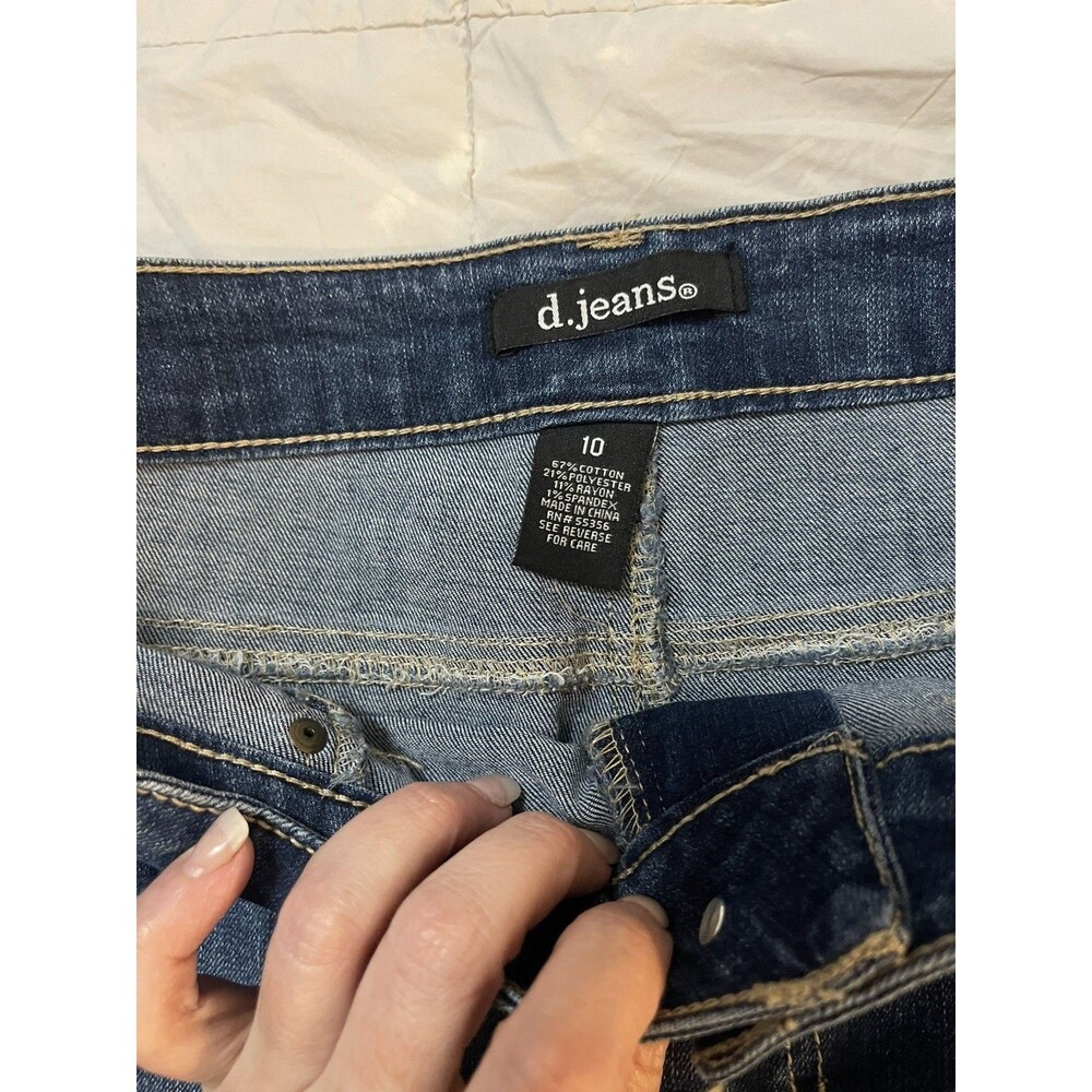 d. Jeans Skinny Leg Denim Jeans Size 10 - Picture 5 of 5